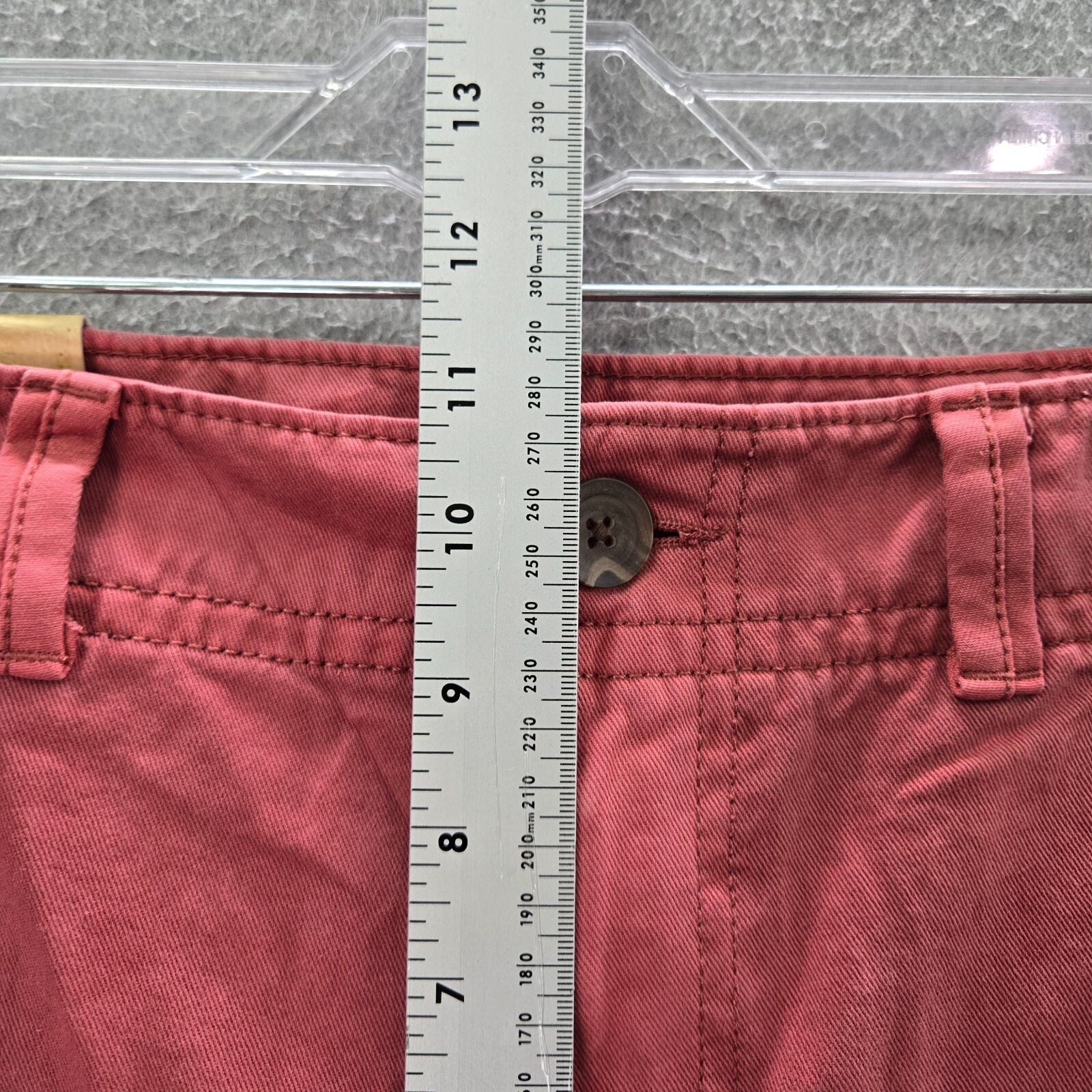 Urban Pipeline Men Shorts 32 Red Bermuda Flat Front Hits At Knee Nwt — image 6 of 8